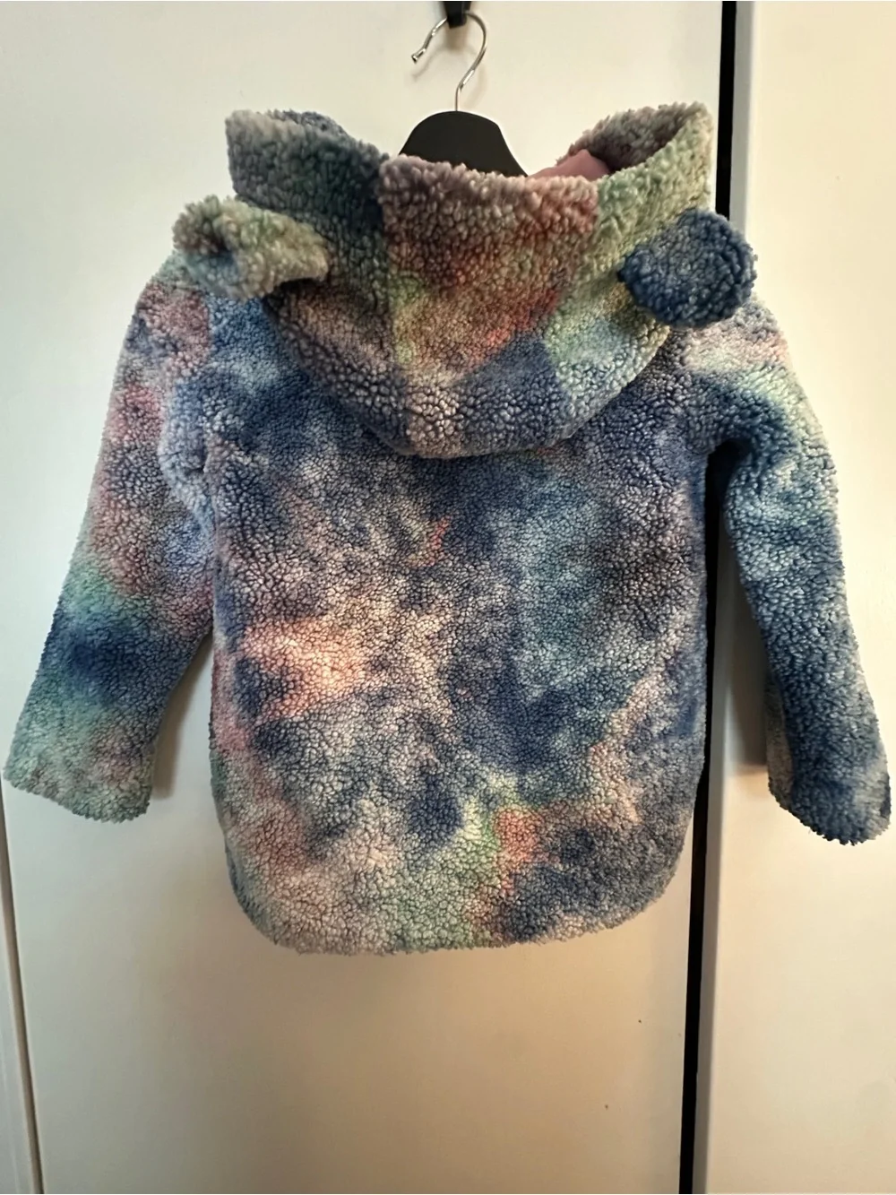 Tucker + Tate Multicolor Sherpa Jacket with Pink Zip